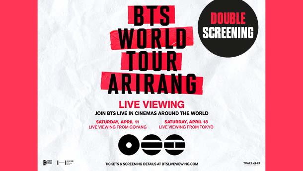 BTS - DOUBLE SCREENING - WORLD TOUR 'ARIRANG' IN GOYANG AND JAPAN: LIVE VIEWING